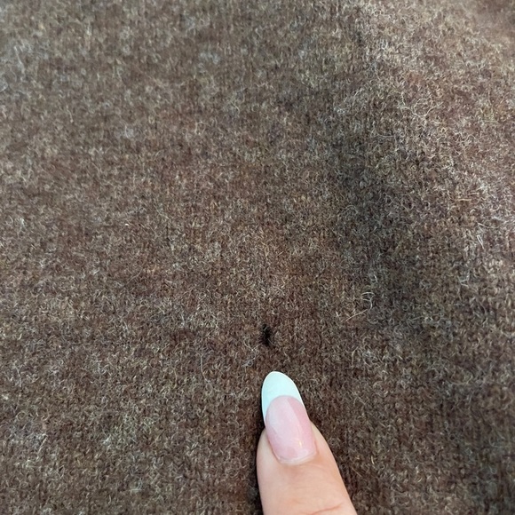 Ralph Lauren Lambswool V-Neck Sweater Men’s Large Brown Academia Preppy - Picture 7 of 9